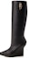 Buy (W) But G Givenchy G Lock Boot Tumit Tinggi Lutut 'Hitam' BE702KE1M1-001