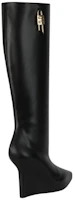 Lookbook (Women) Givenchy G Lock Knee-High Wedge Boot 'Black' BE702KE1M1001