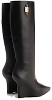Shop (Women) Givenchy G Lock Knee-High Wedge Boot 'Black' BE702KE1M1-001