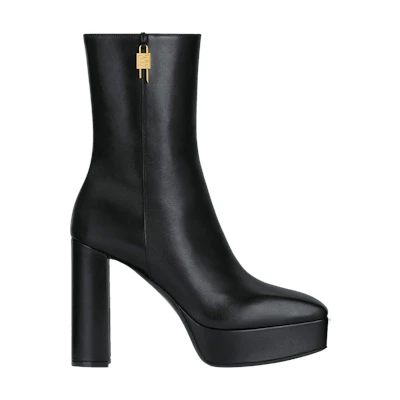 (W) Givenchy G Lock Platform Ankle Boot 'Black'