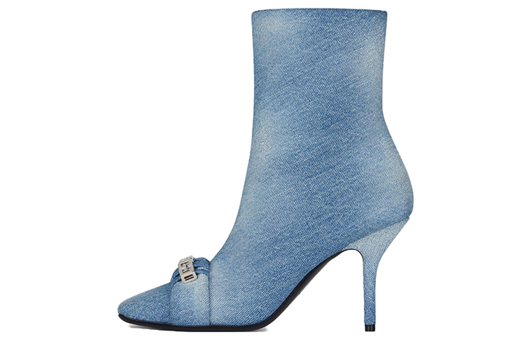 (W) Givenchy G Denim Ankle Boots 'Medium Blue'
