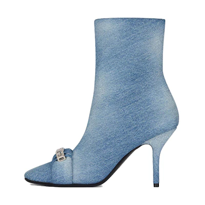 (W) Givenchy G Denim Ankle Boots 'Medium Blue'