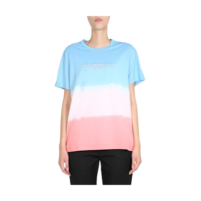 (Women) Givenchy Gradient Logo Embroidered T-Shirt Multicolor BW707Z3Z3S-673