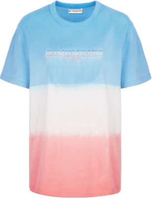 (W) Camiseta Multicolor Givenchy con Logo Degradado Bordado. BW707Z3Z3S-673 Order (W) Camiseta Multicolor Givenchy con Logo Degradado Bordado. BW707Z3Z3S-673