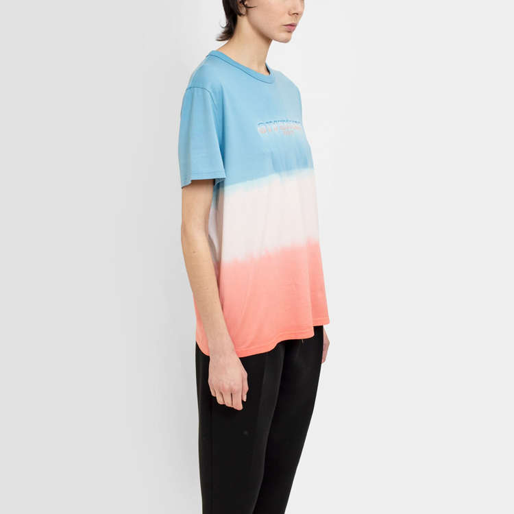 Purchase (W) Camiseta Multicolor Givenchy con Logo Degradado Bordado. BW707Z3Z3S-673