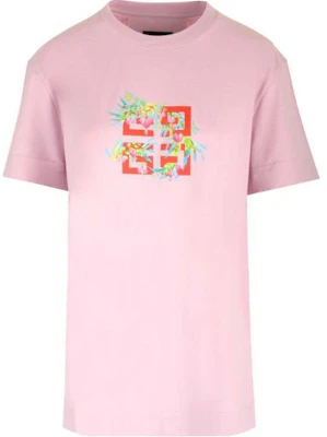 (W) GIVENCHY 圖案印花粉色短袖圓領女款 T 恤。 BW707Z3YK2-656 Order (W) GIVENCHY 圖案印花粉色短袖圓領女款 T 恤。 BW707Z3YK2-656