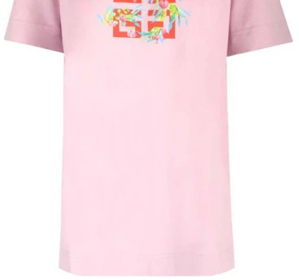 (W) GIVENCHY 圖案印花粉色短袖圓領女款 T 恤。 BW707Z3YK2-656 Shop (W) GIVENCHY 圖案印花粉色短袖圓領女款 T 恤。 BW707Z3YK2-656