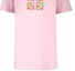 Shop (W) GIVENCHY 圖案印花粉色短袖圓領女款 T 恤。 BW707Z3YK2-656