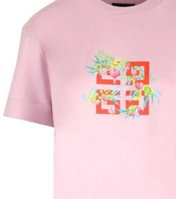 (W) GIVENCHY 圖案印花粉色短袖圓領女款 T 恤。 BW707Z3YK2-656 Purchase (W) GIVENCHY 圖案印花粉色短袖圓領女款 T 恤。 BW707Z3YK2-656