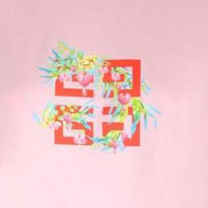 (Women) GIVENCHY Graphic Print Pink Short Sleeve Crewneck T-Shirt for Women. BW707Z3YK2-656 圖 6