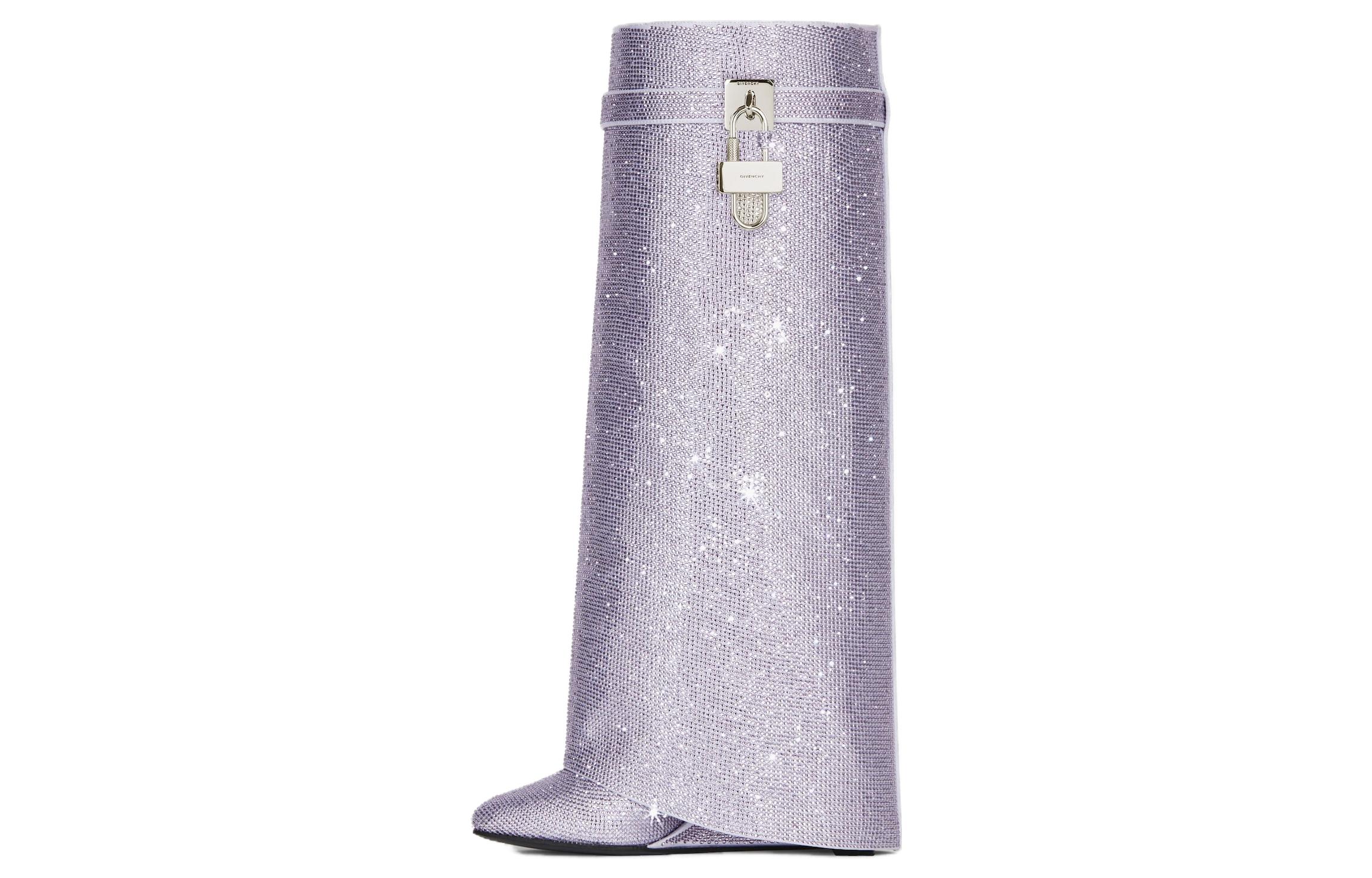 (Women) Givenchy Shark Lock Wide Fit Pant Boot 'Lavender' BE702EE1XD-532