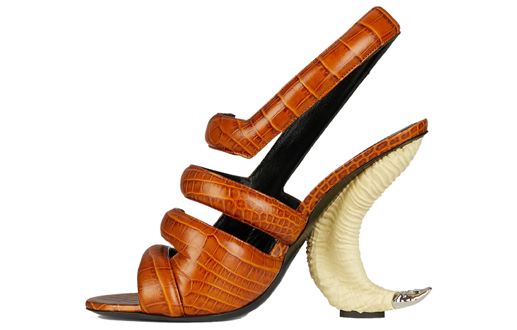 (W) Givenchy Horn Heel 'Camel'