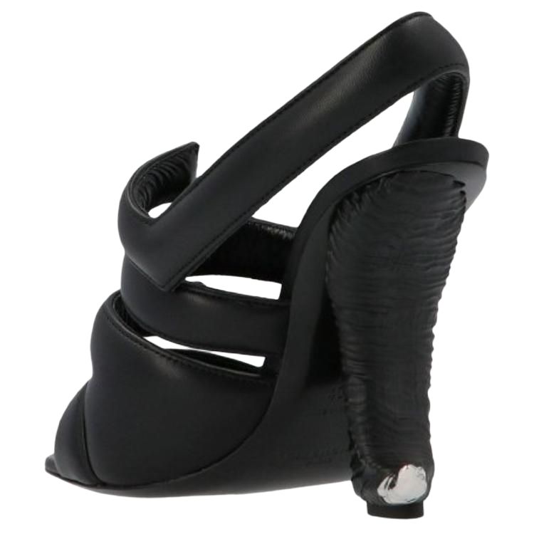 (W) Givenchy Horn Slingback Heels 'Black' 圖 4