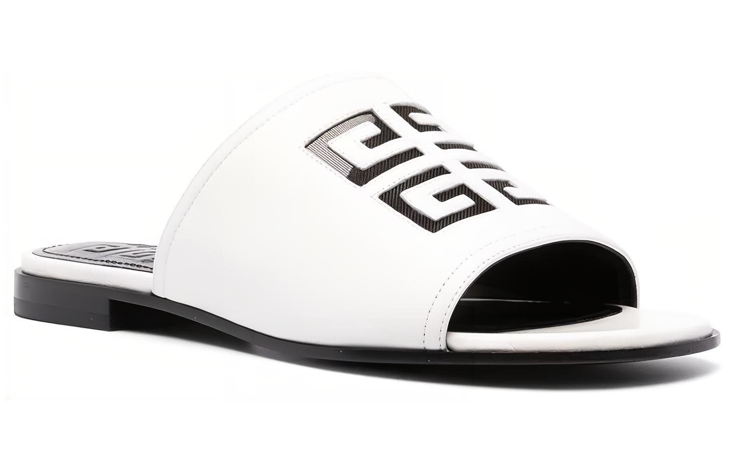 (W) Givenchy 4G Flat Mule Sandals 'White' 圖 2