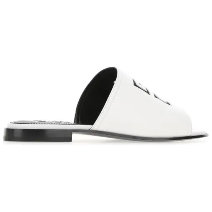 (W) Givenchy 4G Flat Mule Sandals 'White' 圖 3