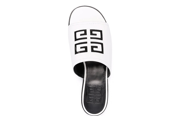 (W) Givenchy 4G Flat Mule Sandals 'White' 圖 5