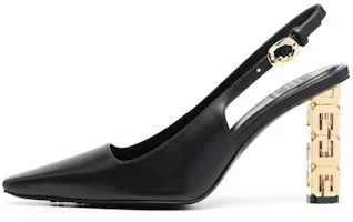 (Women) Givenchy Leather Buckle High-Top Sneakers 'Sculptural Heel Black' BE402ME1Q0-001 (Women) Givenchy Leather Buckle High-Top Sneakers 'Sculptural Heel Black' BE402ME1Q0-001