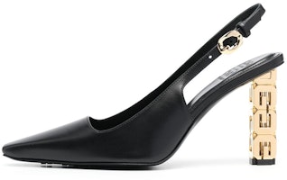 (Women) Givenchy Leather Buckle High-Top Sneakers 'Sculptural Heel Black' BE402ME1Q0-001 (Women) Givenchy Leather Buckle High-Top Sneakers 'Sculptural Heel Black' BE402ME1Q0-001