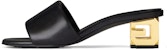 (W) Givenchy Kulit Tumit Ukir 'Fashion Slide Hitam' BE3079E1Q4-001