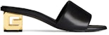 (W) Givenchy Kulit Tumit Ukir 'Fashion Slide Hitam' BE3079E1Q4-001