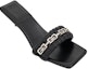 Order (W) Givenchy Selipar Tumit Tinggi Kulit 'Black Fashion' BE306UE1GZ-001