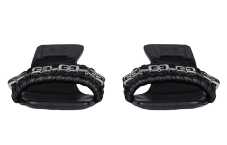 Lookbook (W) 纪梵希黑色时尚皮革高跟拖鞋 BE306UE1GZ-001