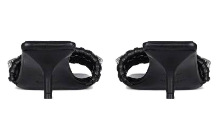 Shop (W) Givenchy Sandal Kulit Hak Tinggi 'Black Fashion' BE306UE1GZ-001