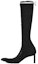 Buy (W) But Kasut Boot Tinggi Berkulit Knit Berhujung Tajam Givenchy 'Hitam' BE702SE1QC-001