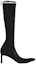 Order (W) Bottes Hautes Lacées en Cuir et Tricot Givenchy ''Noir''. BE702SE1QC-001