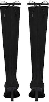 (Women) Givenchy Leather Knit Pointed Lace-Up High-Top Boots 'Black' BE702SE1QC-001 Shop (Women) Givenchy Leather Knit Pointed Lace-Up High-Top Boots 'Black' BE702SE1QC-001