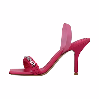 (W) Givenchy Leather Open-Toe Stiletto Sandal 'Pink'