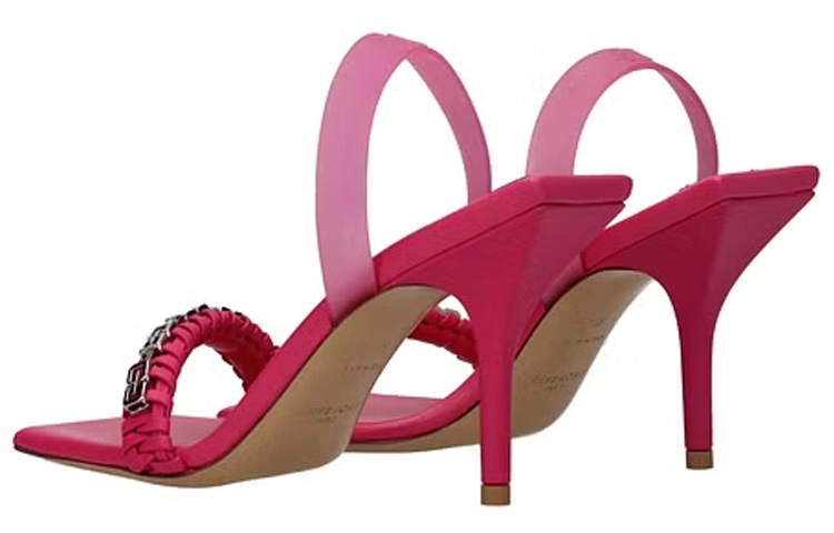 (W) Givenchy Leather Open-Toe Stiletto Sandal 'Pink' 圖 3