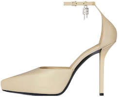 (Women) Givenchy Leather Pointed-Toe Buckle High Heels 'Beige' BE402KE1M4-257 (Women) Givenchy Leather Pointed-Toe Buckle High Heels 'Beige' BE402KE1M4-257