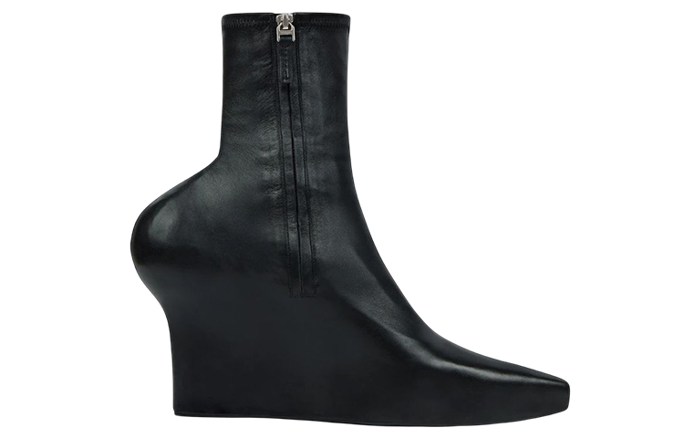 Order (W) 지방시 블랙 가죽 앵클부츠 (뾰족) BE603YE1J5-001