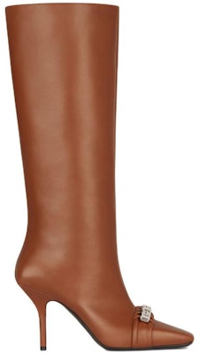 (Women) Givenchy Leather Pointed Toe Stiletto High Boots 'Brown' BE7029E1HJ-913 Order (Women) Givenchy Leather Pointed Toe Stiletto High Boots 'Brown' BE7029E1HJ-913