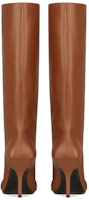 Shop (Women) Givenchy Leather Pointed Toe Stiletto High Boots 'Brown' BE7029E1HJ-913