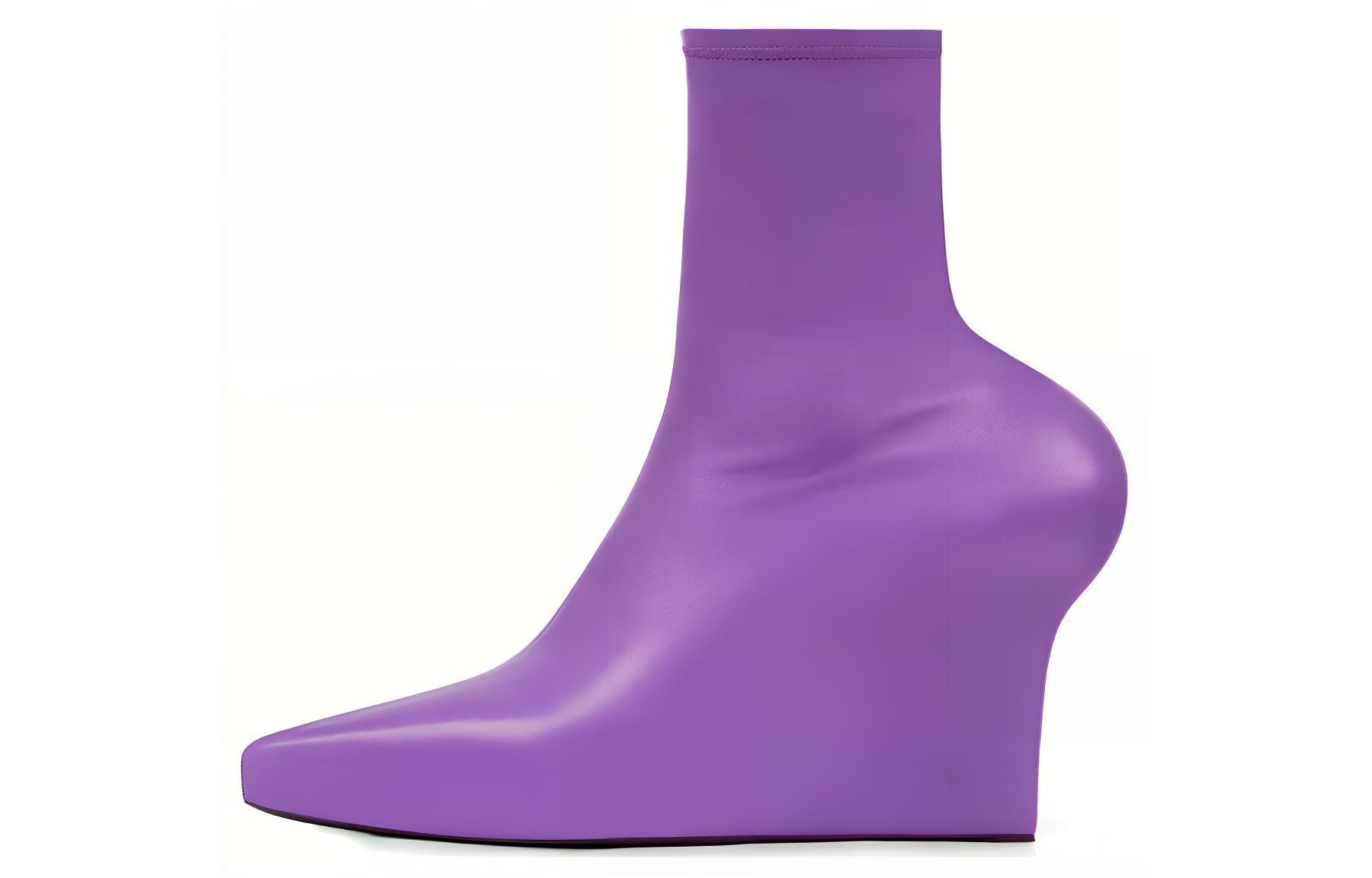 (W) Givenchy Wedge Ankle Boots Ultraviolet 'Purple'