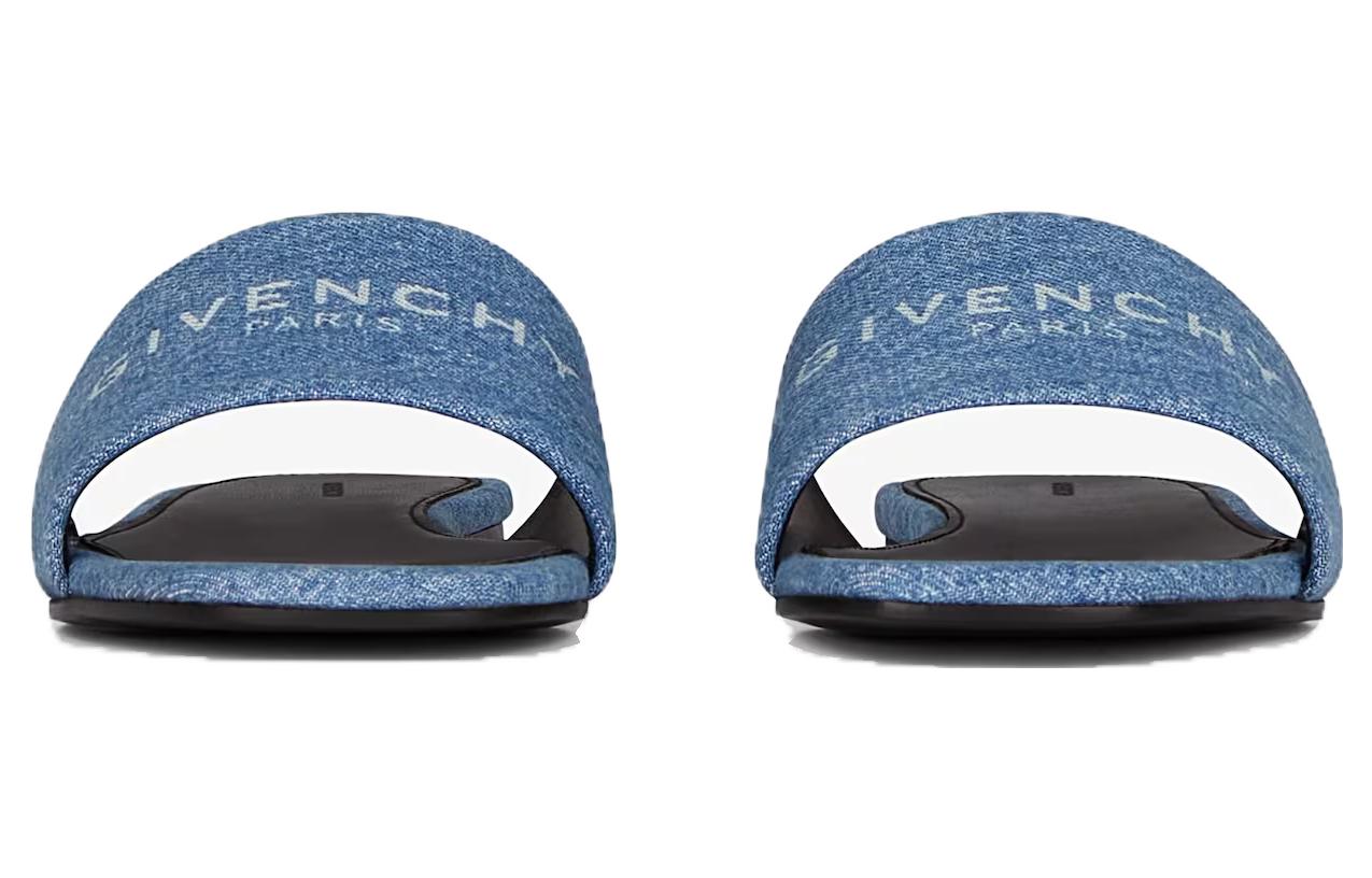 Lookbook (W) 纪梵希蓝色舒适款皮革拖鞋 BE3086E1TN-420