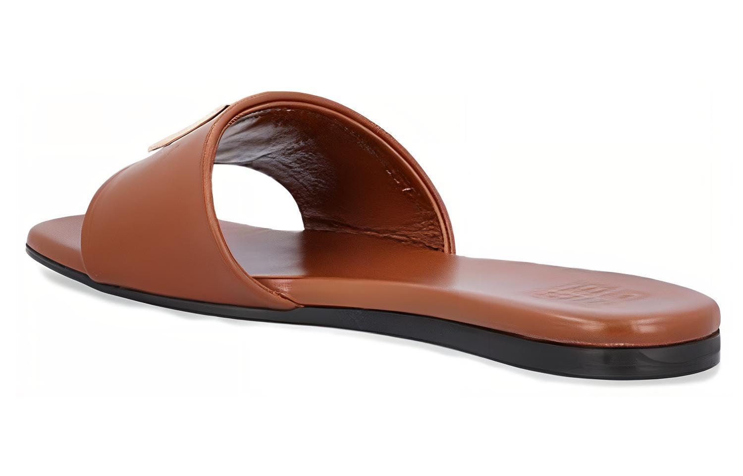 (W) Givenchy Leather Slides 'Brown' 圖 3