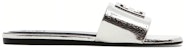 (W) Sandal Slip-On Rata Wanita Givenchy Kulit 'Perak' BE306FE1FZ-040