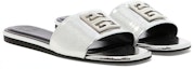 Lookbook (W) Sandal Slip-On Rata Wanita Givenchy Kulit 'Perak' BE306FE1FZ-040