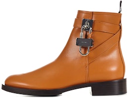 (Women) Givenchy Leather Zip Boot 'Brown Buckle' BE602PE0YP-913 (Women) Givenchy Leather Zip Boot 'Brown Buckle' BE602PE0YP-913