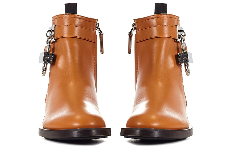 (W) Givenchy Leather Zip Boot 'Brown Buckle' 圖 3