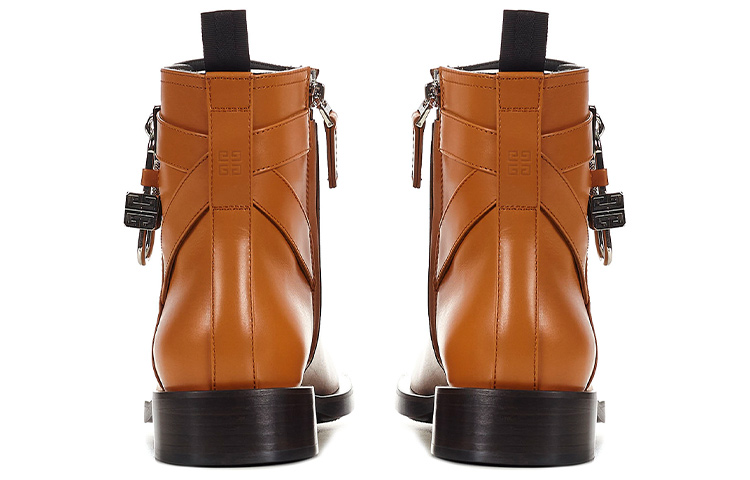 (W) Givenchy Leather Zip Boot 'Brown Buckle' 圖 4