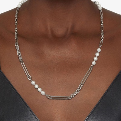 (W) GIVENCHY 字母G鏈條項鍊 女士 銀色黃銅樹脂頸鏈. BF00M1F03U Purchase (W) GIVENCHY 字母G鏈條項鍊 女士 銀色黃銅樹脂頸鏈. BF00M1F03U