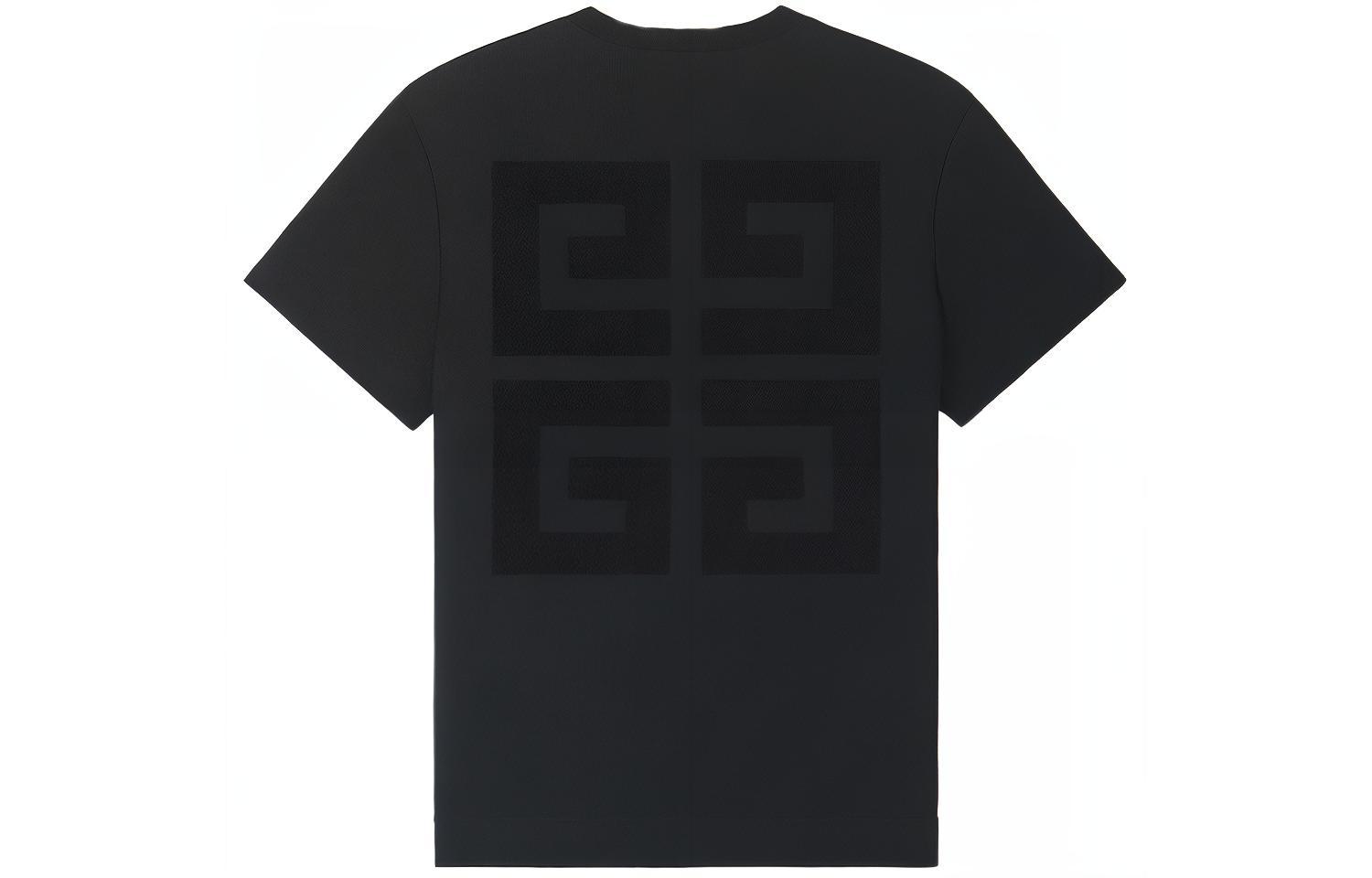 (Women) GIVENCHY Letter Print Crew Neck Short Sleeve T-Shirt Women Black BW707Z30NH-001 圖 3