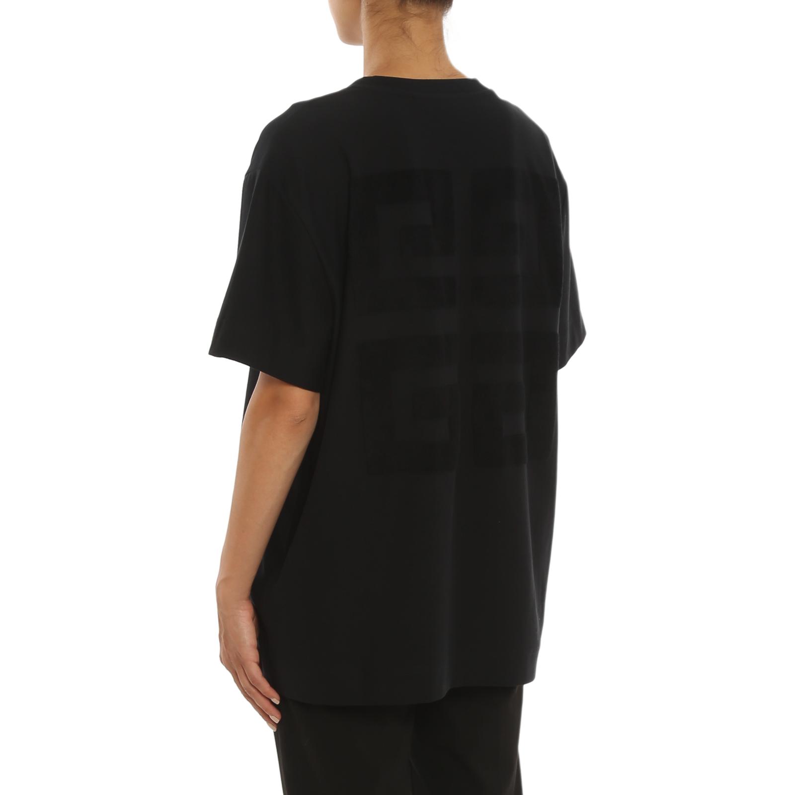 (Women) GIVENCHY Letter Print Crew Neck Short Sleeve T-Shirt Women Black BW707Z30NH-001 圖 6