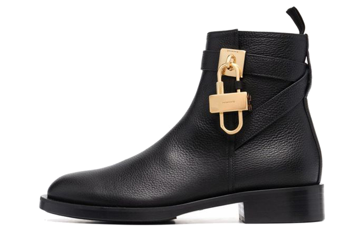 (W) Givenchy Lock 'Fashion Casual Ankle Boot Black'