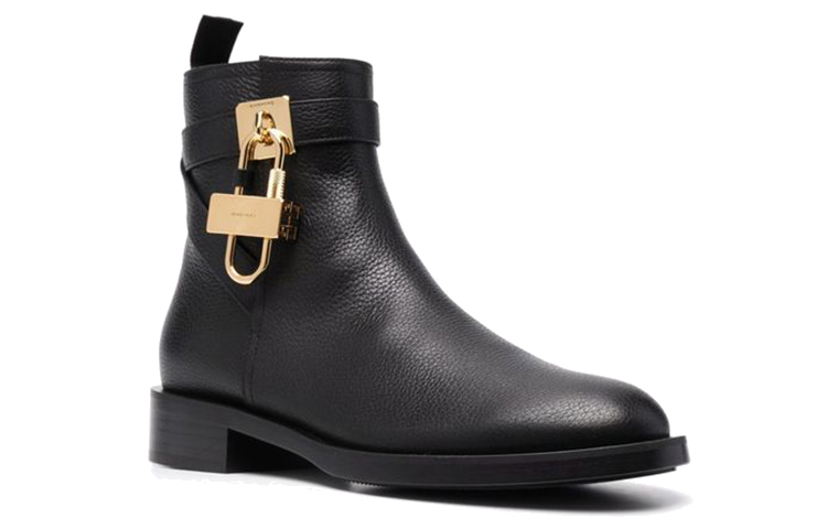 (W) Givenchy Lock 'Fashion Casual Ankle Boot Black' 圖 2