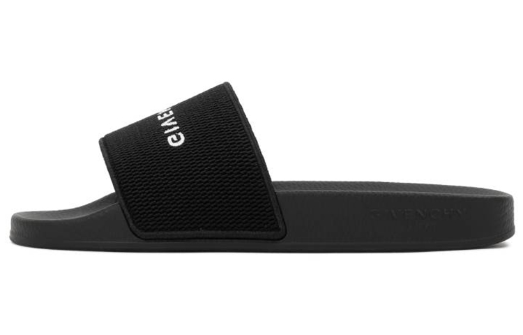 (W) Givenchy Logo 'Black Fashion Slide'